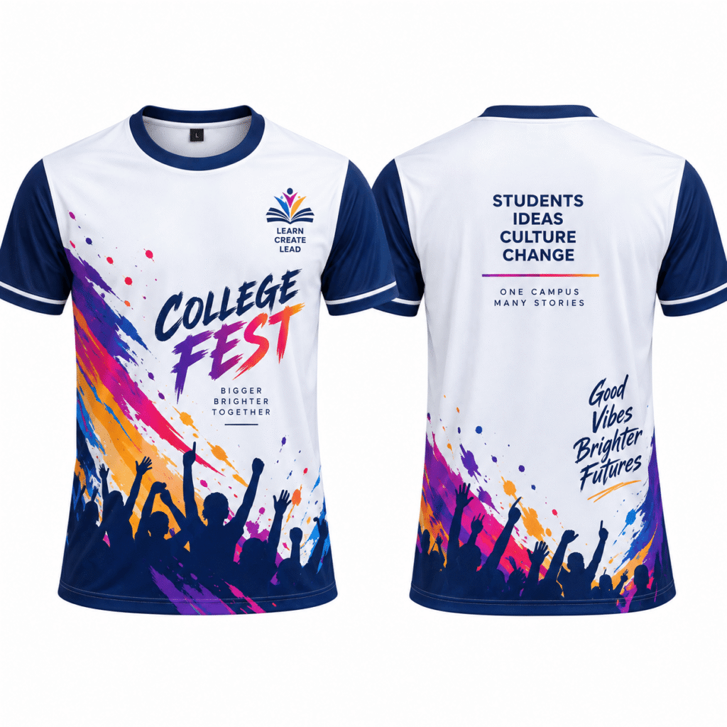 Custom Logo Round Neck T-Shirt