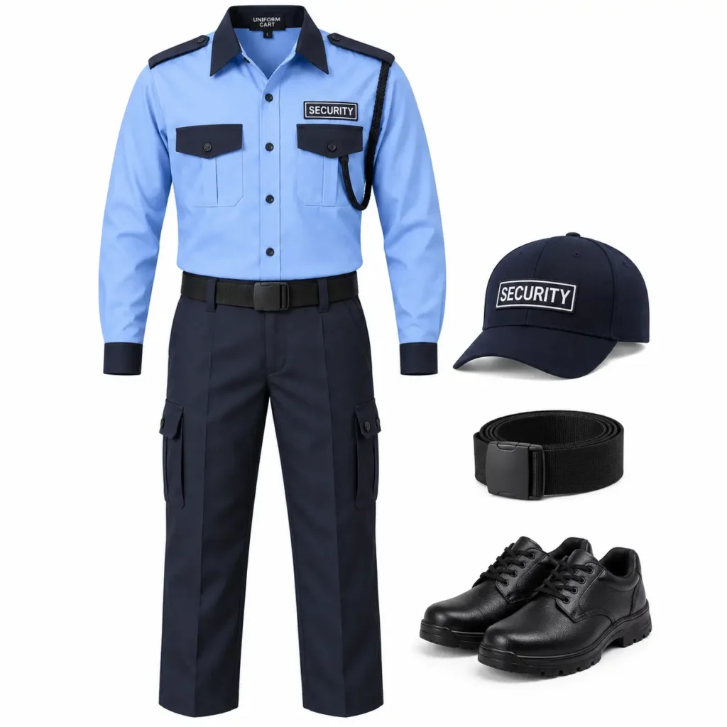 Security unfiorm set with shoe
